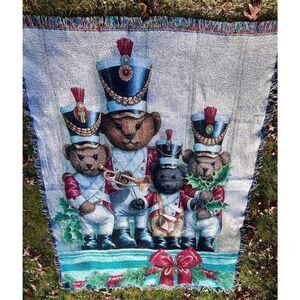 Pure Country Weavers  Soldier Bears Throw Blanket